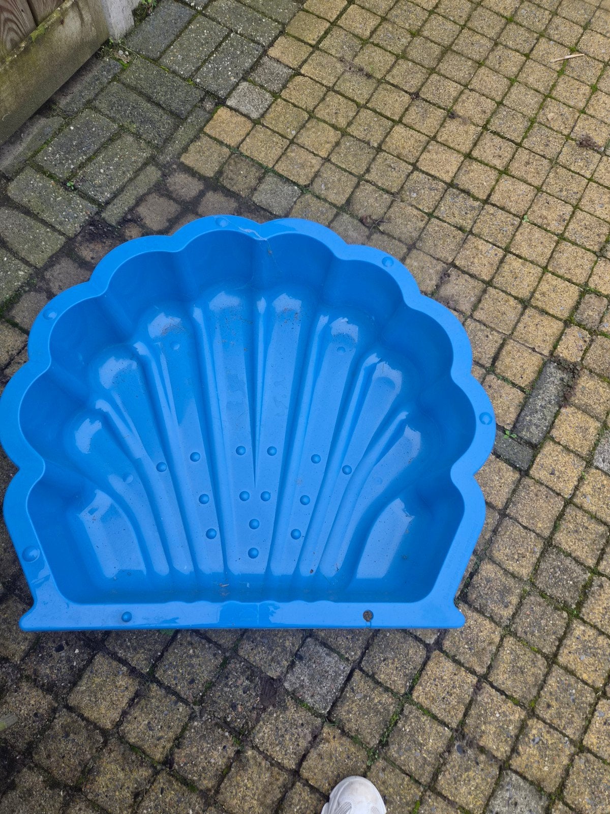 Blauwe schelp zandbak/waterbak voor kinderen, Ophalen