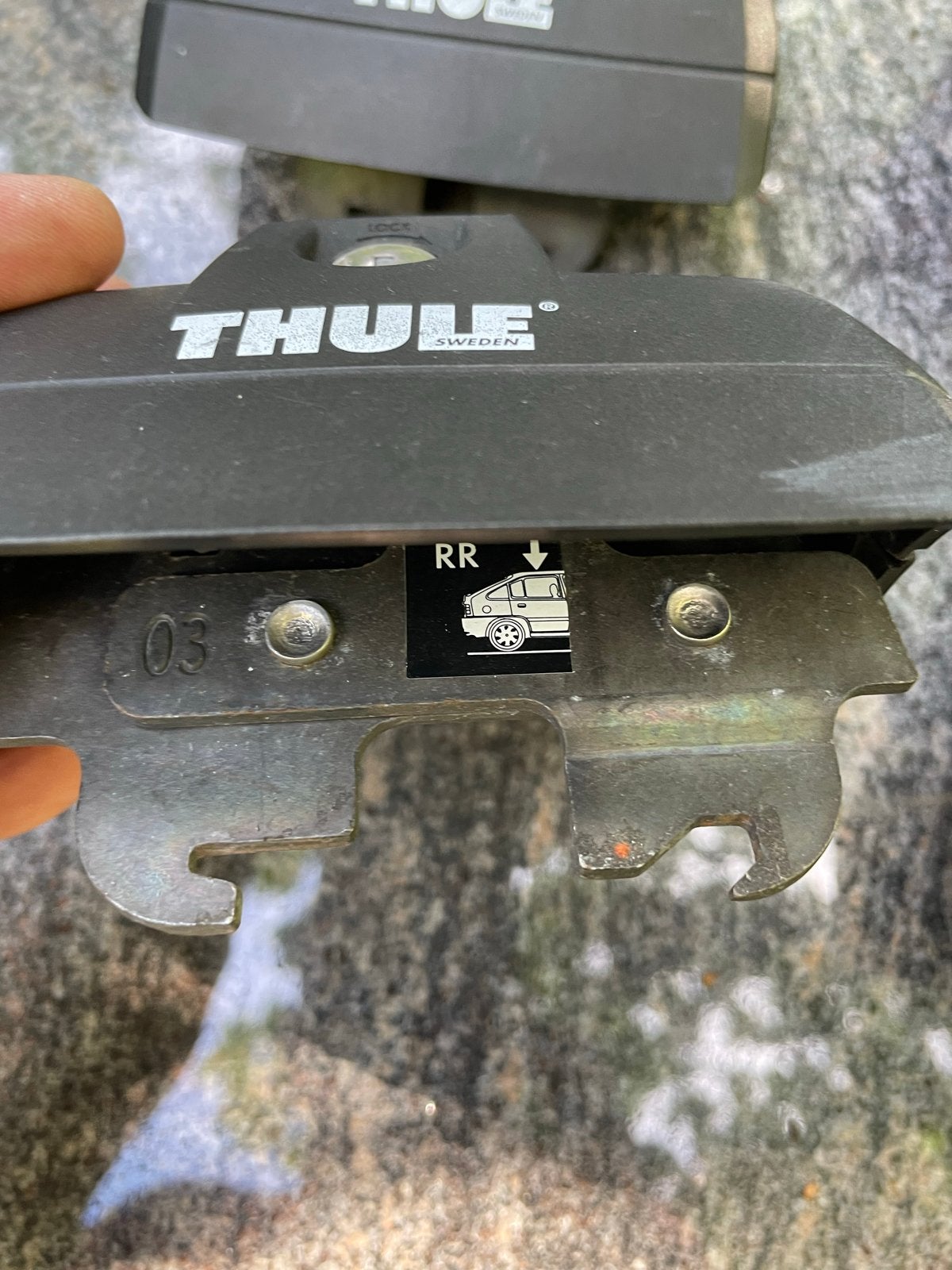 Thule XT Kit 3006 dakdragers voor Opel/Vauxhall, Auto diversen, Dakdragers, Ophalen of Verzenden, Gebruikt