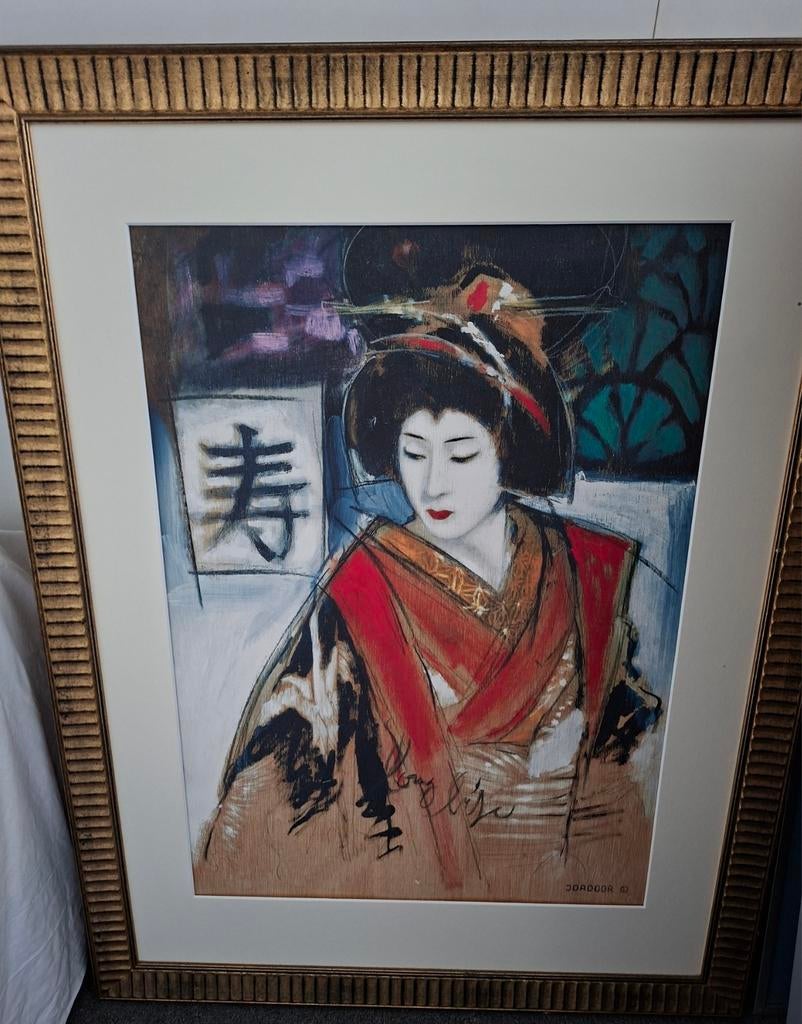 Mooie tweeluik van twee geishas door Joadoor, Ophalen