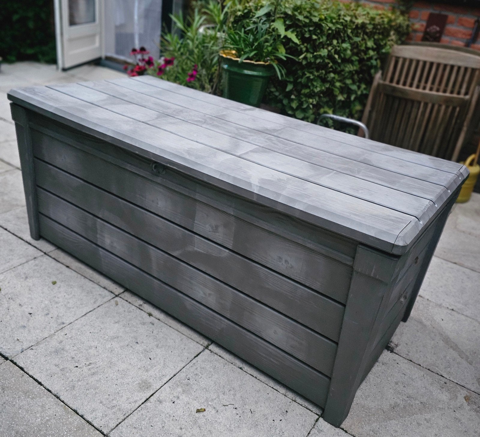 GROTE KETER KUSSENBOX Afsluitbaar. 455 l., Tuin en Terras, Ophalen, Gebruikt, Kunststof, Overige typen