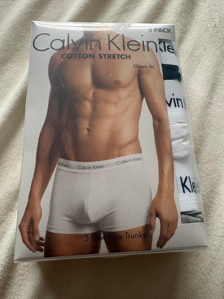 Nieuwe Calvin Klein boxershorts - 3 stuks, Kleding | Heren, Ondergoed, Ophalen of Verzenden, Wit, Boxer