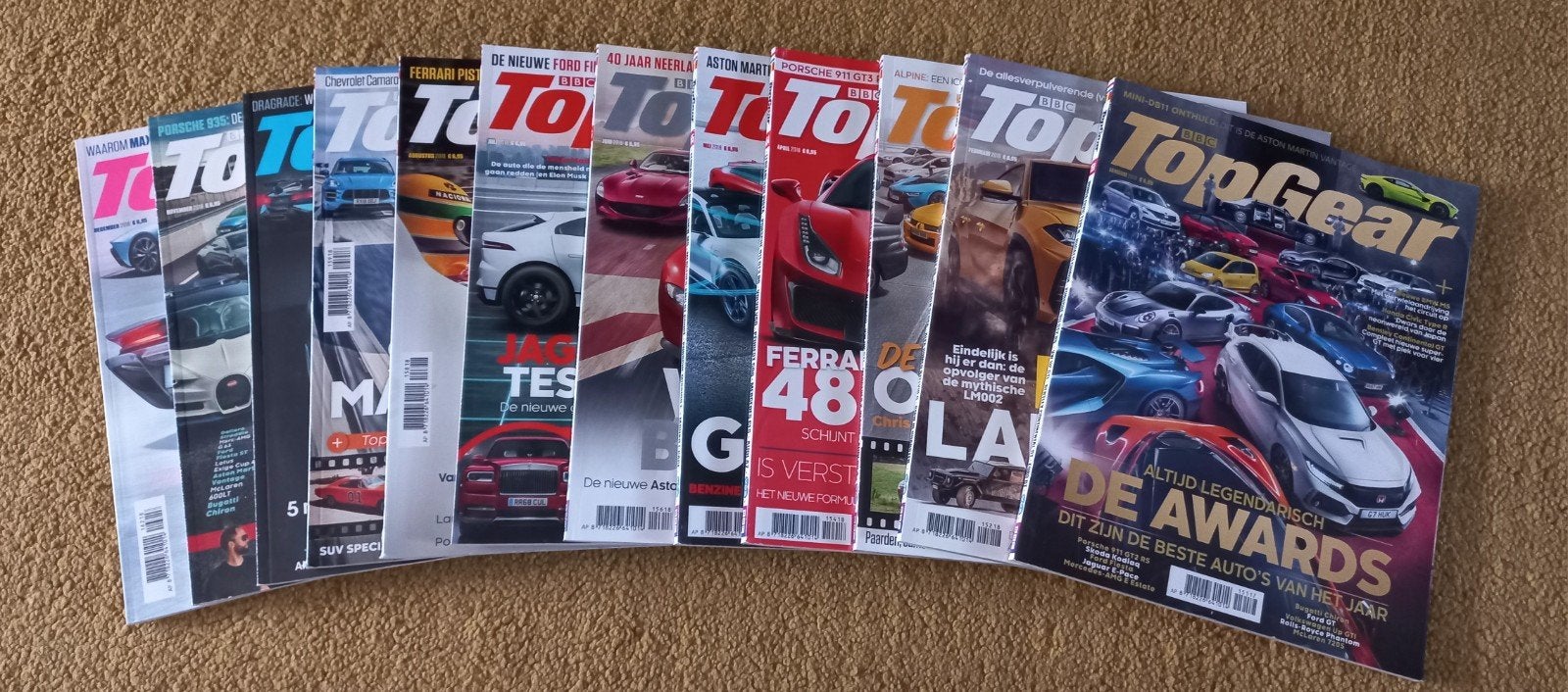 Complete Top Gear jaargang 2018, 12st., Boeken, Tijdschriften en Kranten, Ophalen of Verzenden, Zo goed als nieuw, Overige typen