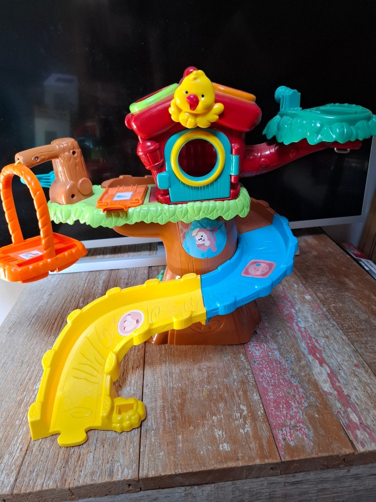 Vtech boomhut, Ophalen