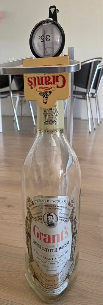 Grote Grant's whiskyfles non-drip dispenser voor aan de muur, Ophalen of Verzenden