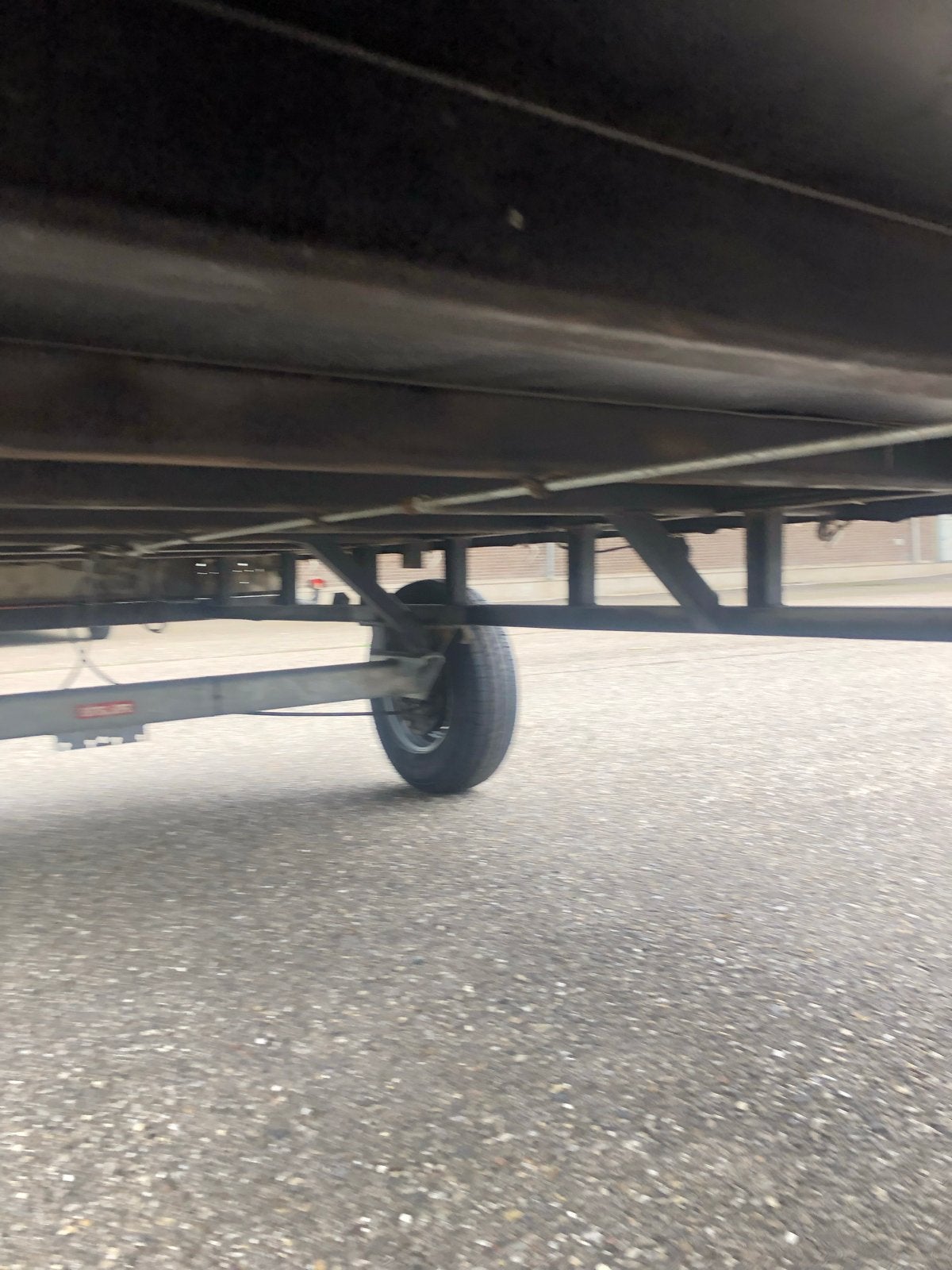 TEKOOP: Dubbelasser aanhanger 6 meter, Auto diversen, Aanhangwagen-onderdelen, Ophalen of Verzenden, Gebruikt