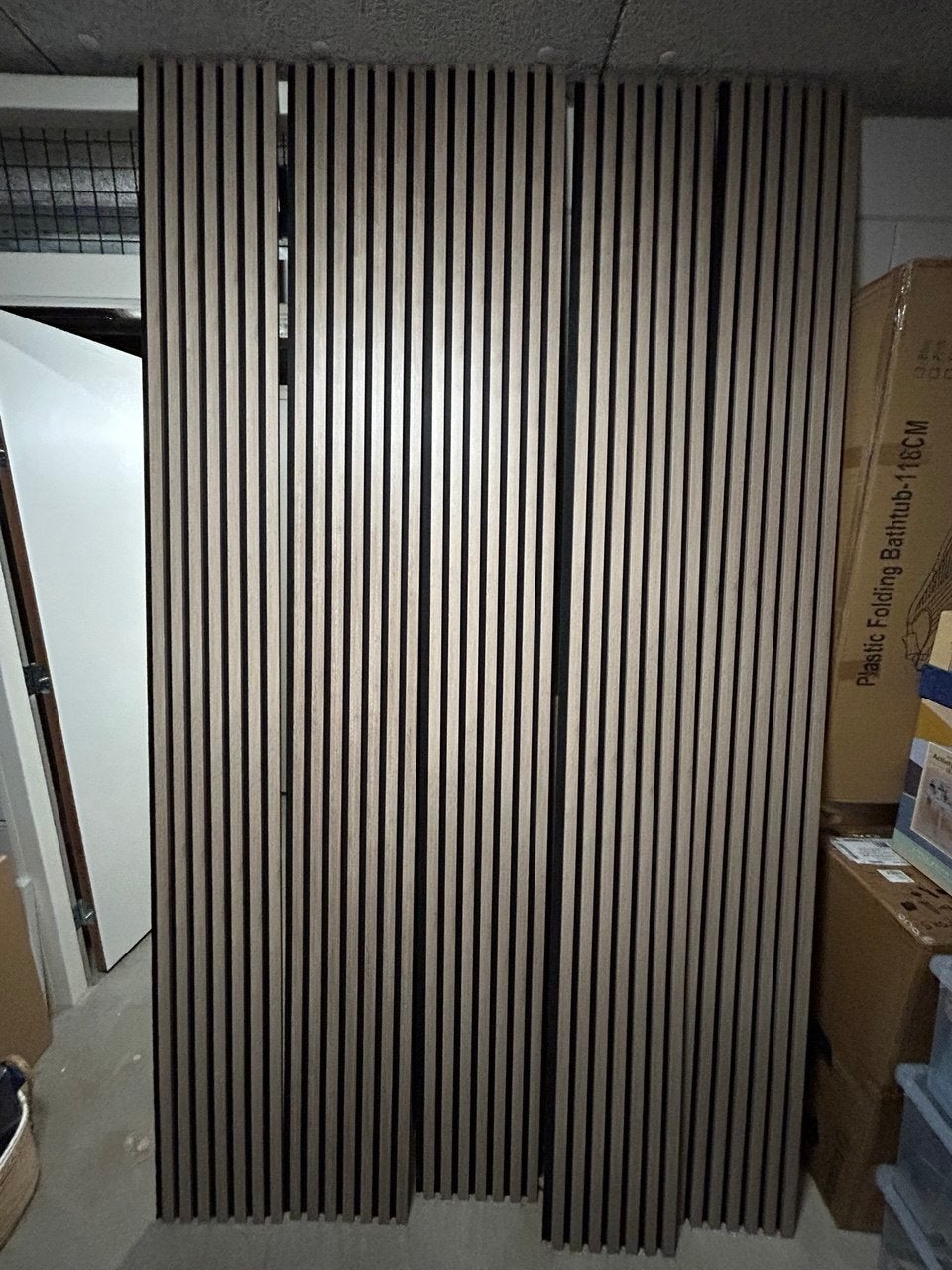 Decowall acoustic grijs oak / CanDo / 5 panels, Ophalen, Zo goed als nieuw
