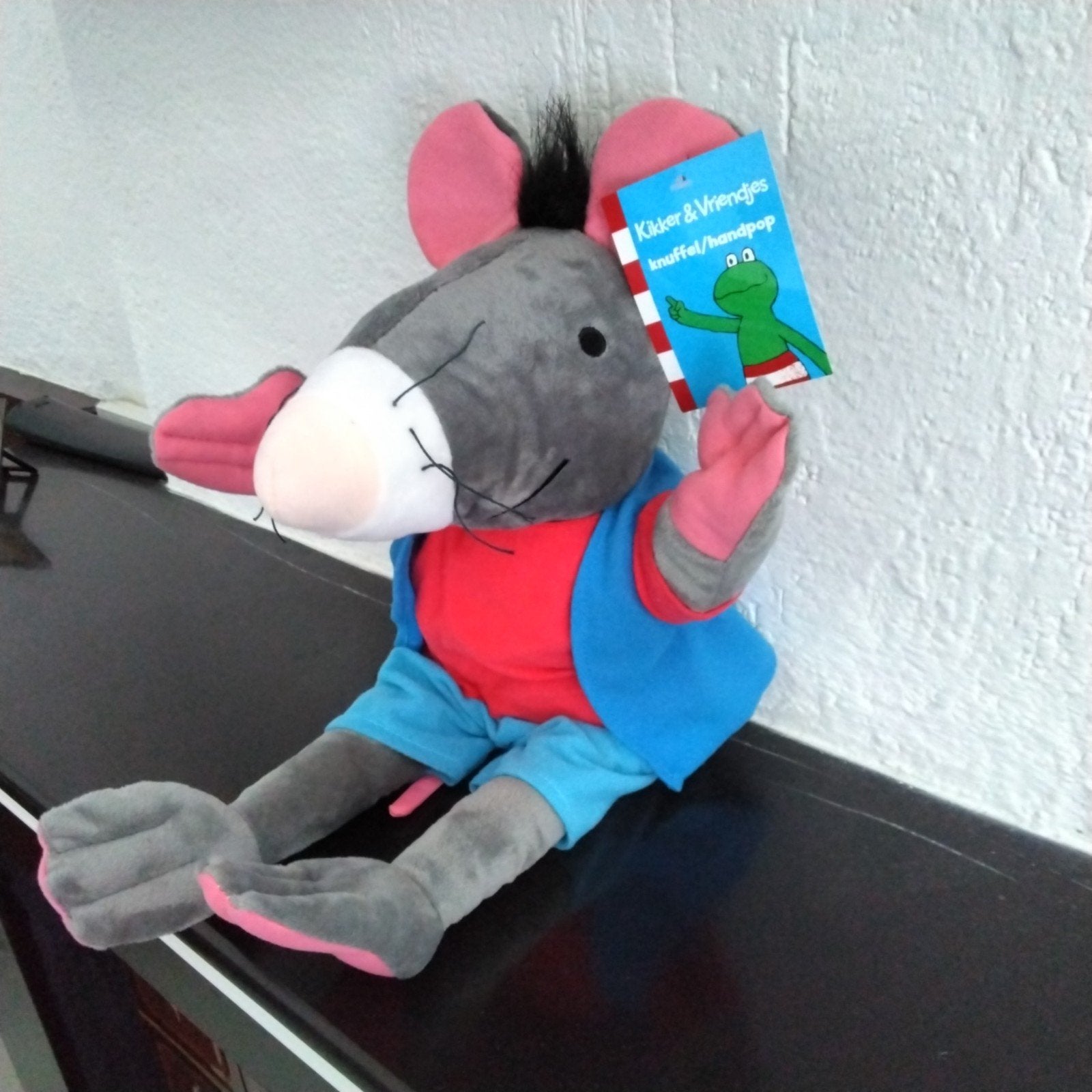 Max velthuijs handpop rat/ muis knuffel, Kinderen en Baby's, Speelgoed | Knuffels en Pluche, Ophalen of Verzenden, Overige typen