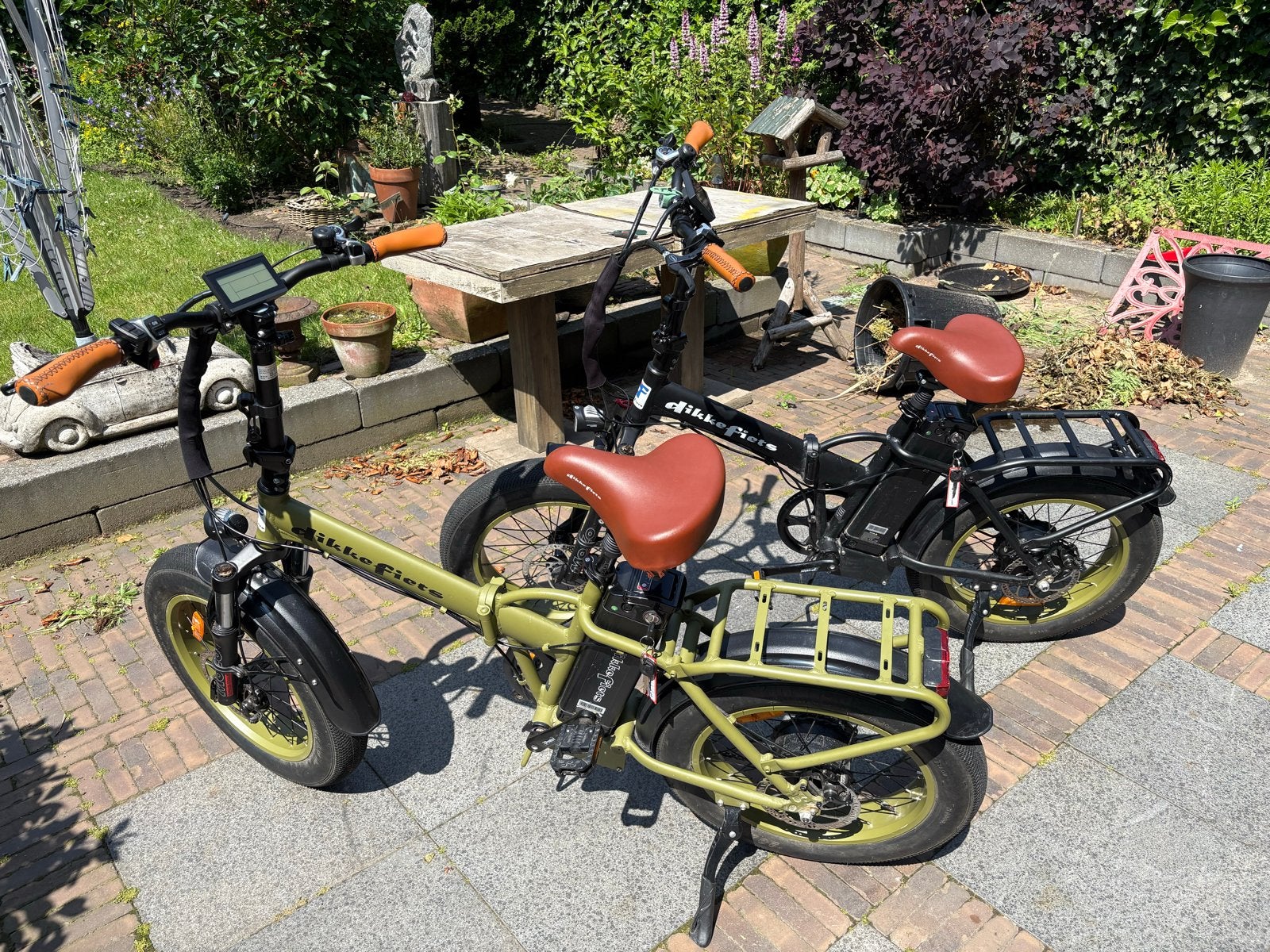 Dikke Fiets vouwfiets (2x) electrisch, Fietsen en Brommers, Fietsen | Vouwfietsen, Gebruikt, Dames, Overige merken, 20 inch of meer