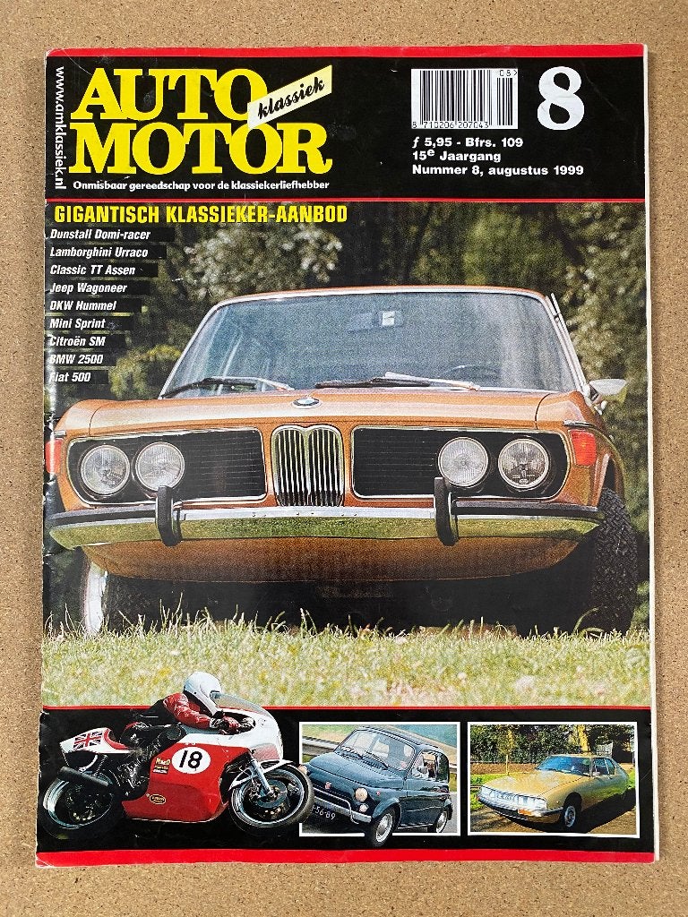 Auto Motor Klassiek 8 1999, Verzenden, Gelezen, Algemeen