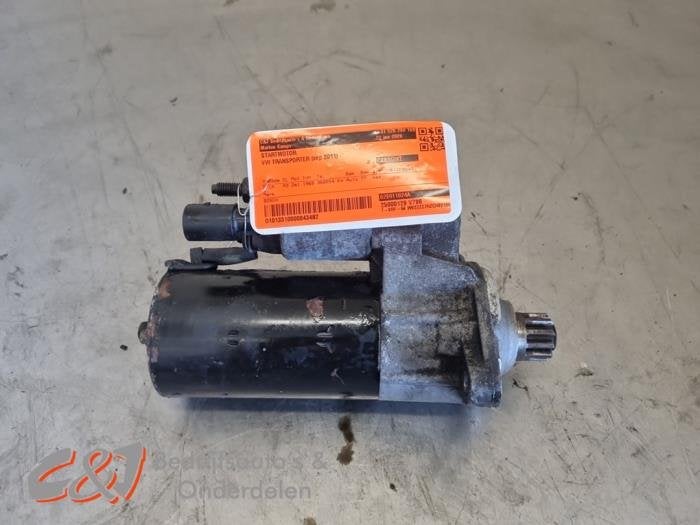 Startmotor van een Volkswagen Transporter, Gebruikt, -, Volkswagen, -