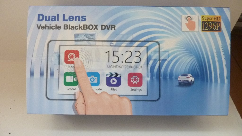 Dual Lens Dash cam, Ophalen of Verzenden, Zo goed als nieuw