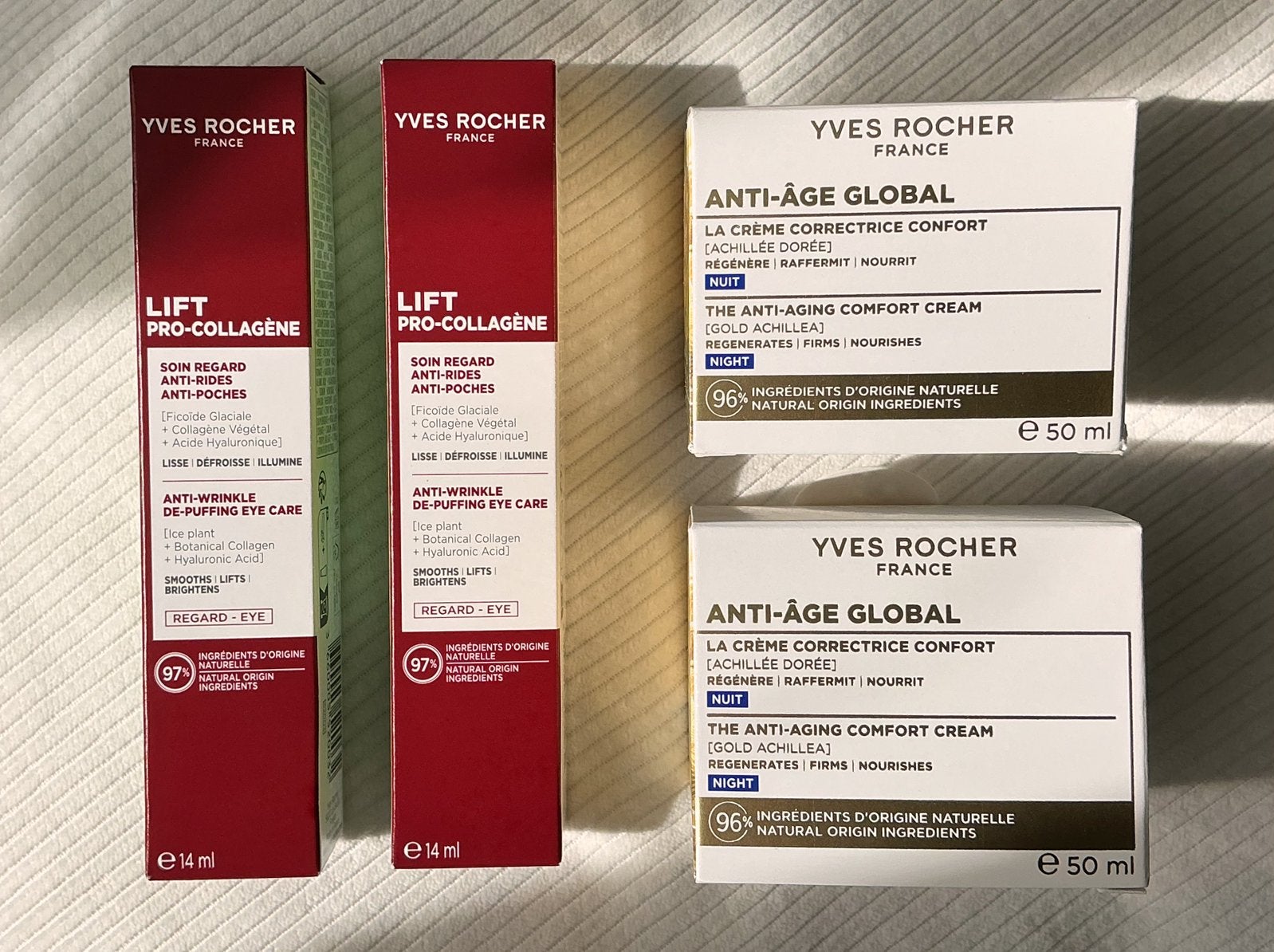 Yves Rocher Lift Pro-Collagene & Anti-Age Global Set, Verzenden, Nieuw, Gehele gezicht, Verzorging