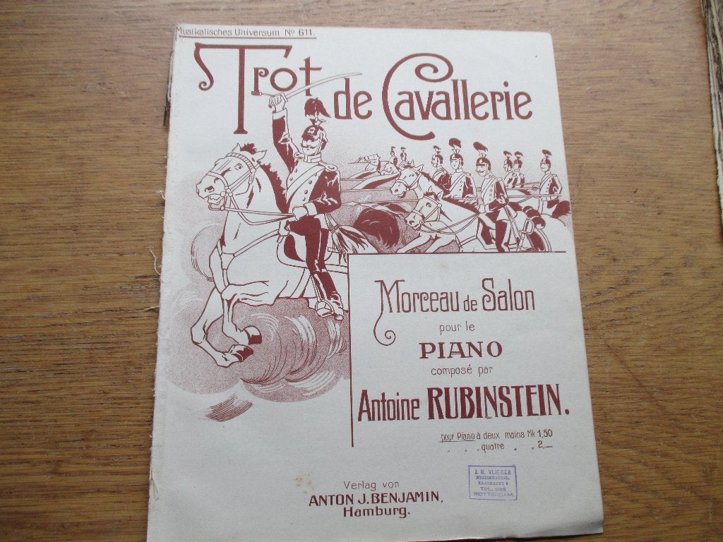 Trot de cavallerie -voor piano, Gebruikt, Klassiek, Ophalen of Verzenden, Artiest of Componist
