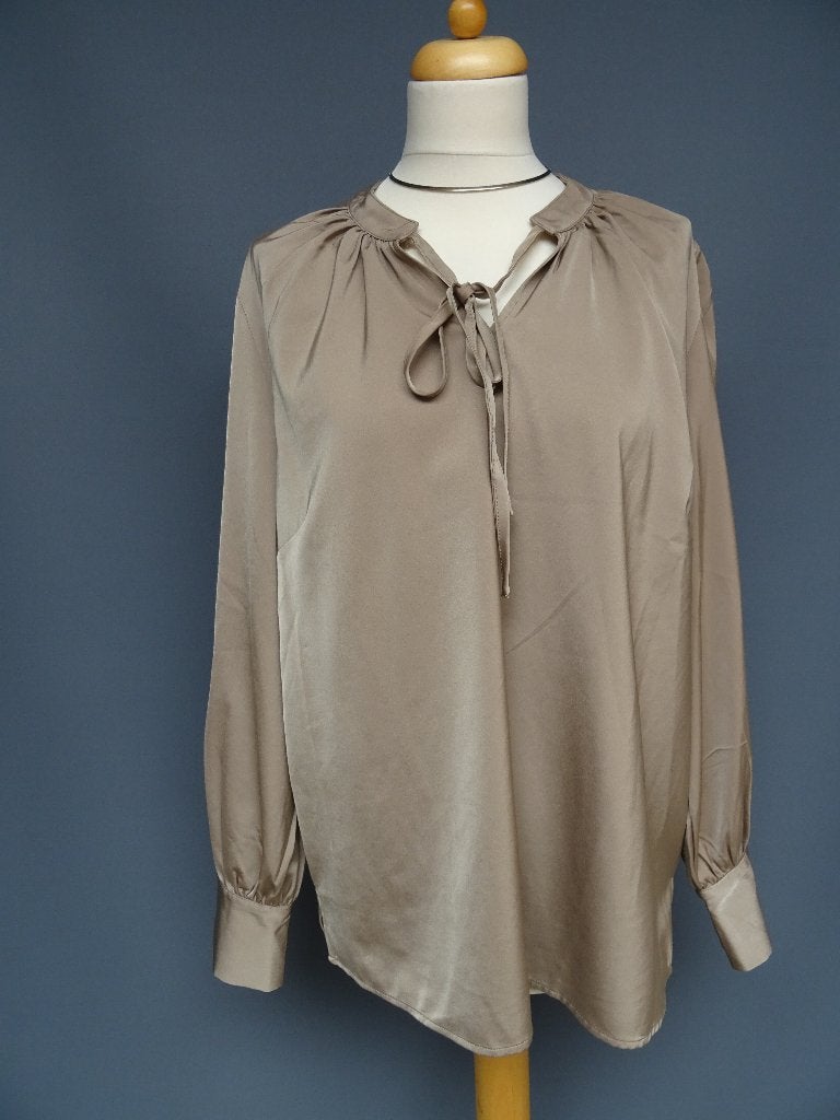 G-MAXX maat XXL, chocolade kleur blouse., Kleding | Dames, Blouses en Tunieken, Bruin, Maat 46/48 (XL) of groter, Ophalen of Verzenden