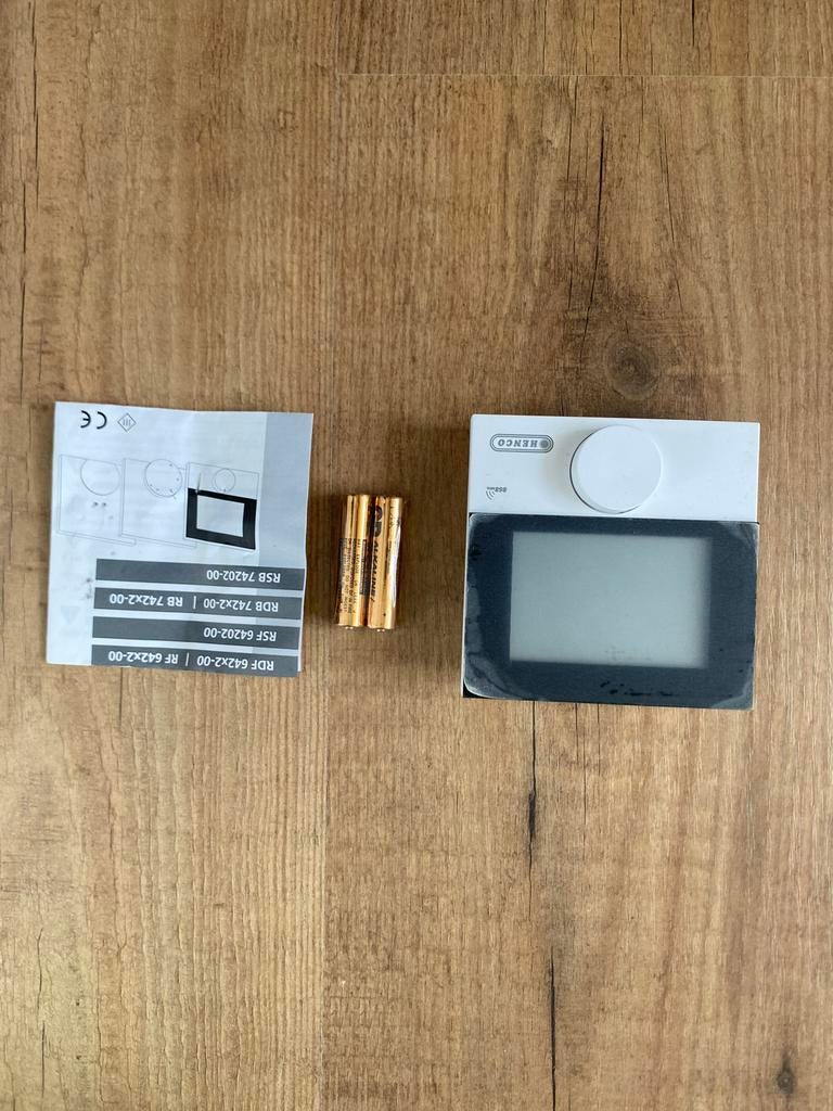 Henco RF LCD klok thermostaat CU-REGC-RF, Ophalen of Verzenden, Slimme thermostaat, Gebruikt