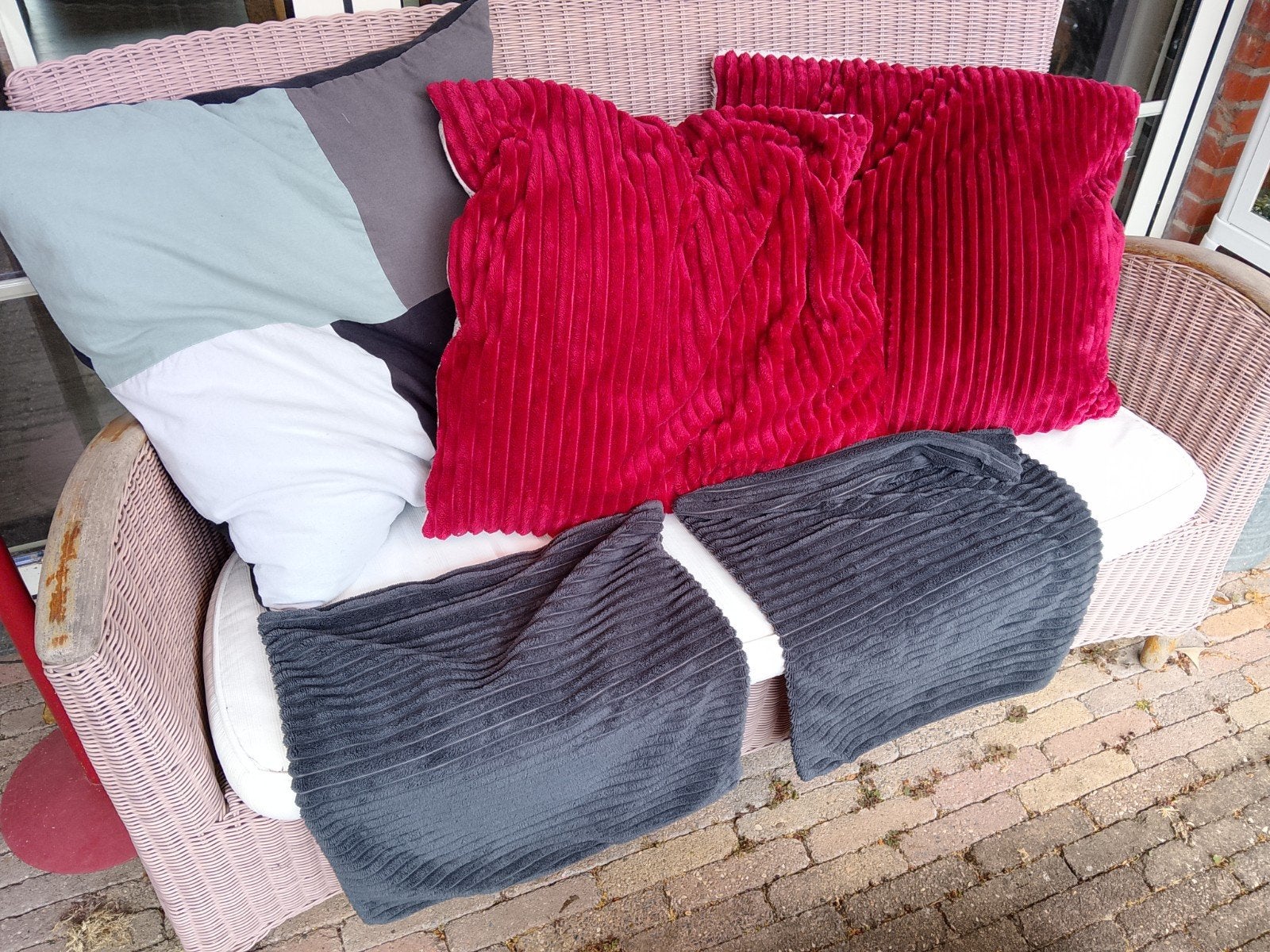 Diverse kussens: sierkussens, loungekussens en meer, Overige merken, Gebruikt, Meerkleurig, Vierkant