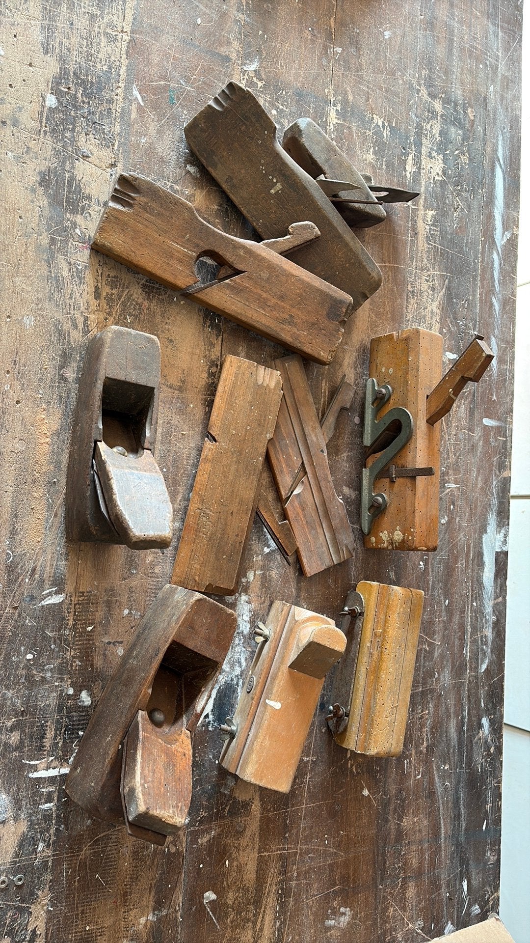 Oude hout schaven, Ophalen of Verzenden, Gebruikt, IJzer, Overige typen