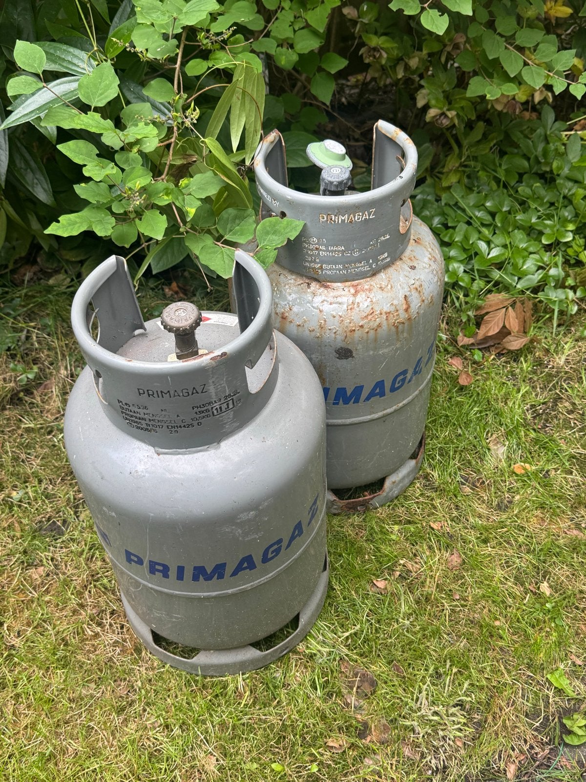 Primagaz gasflessen (leeg), Ophalen of Verzenden, Gebruikt