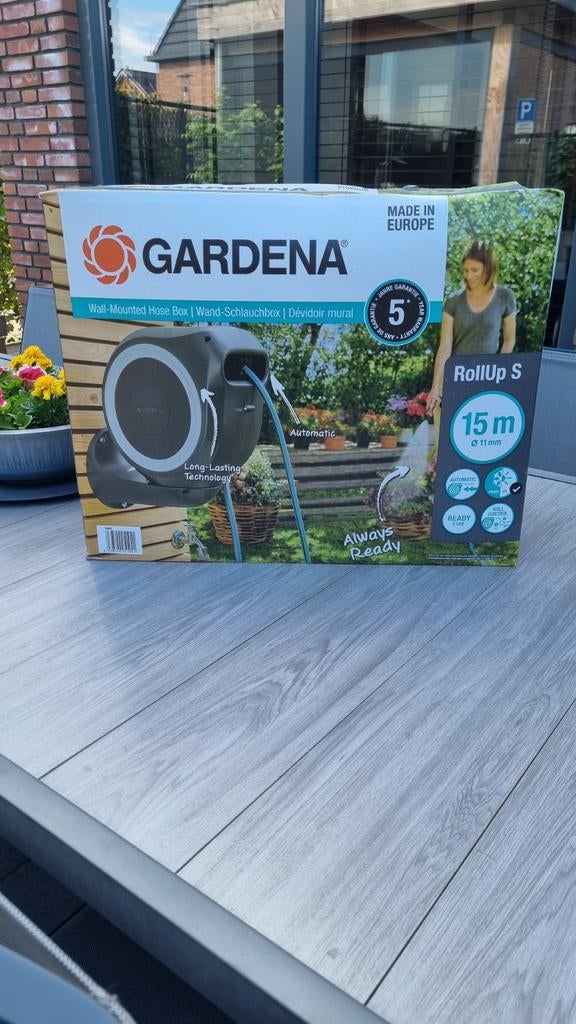 Nieuw gardena tuinslangbox, Ophalen, Nieuw, Tuinslang