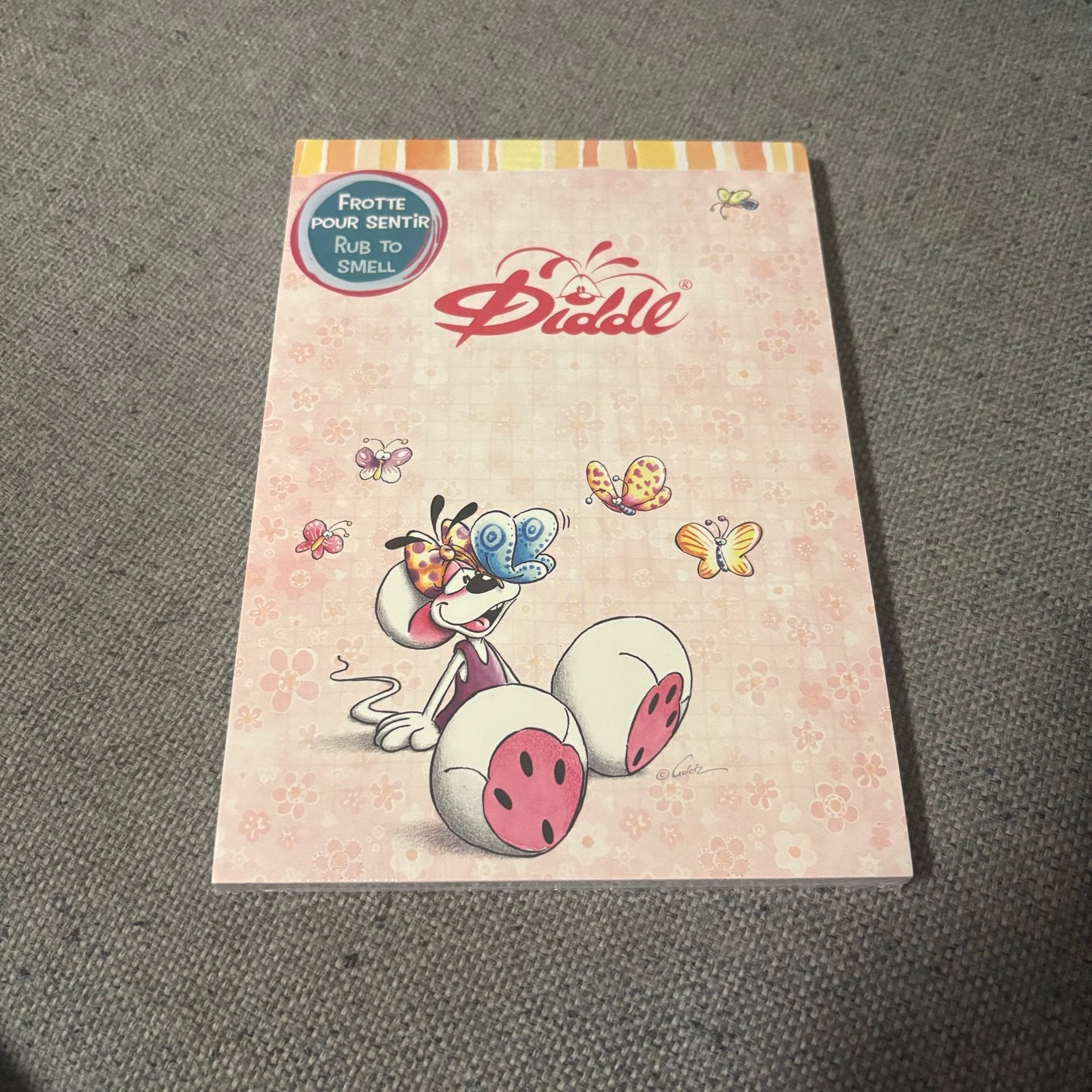 Diddl is back - A5 notitieblok met geur, Verzamelen, Diddl, Ophalen of Verzenden, Diddlina, Nieuw, Papier, Kaart of Schrift