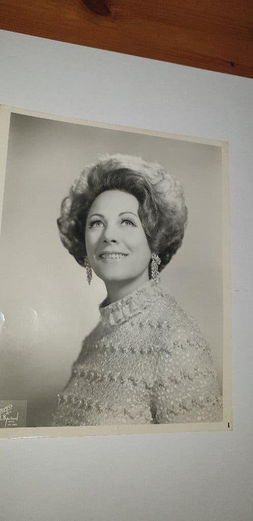 0712 foto van renata tebaldi 20.5 X 25.5, Verzenden, Foto of Kaart