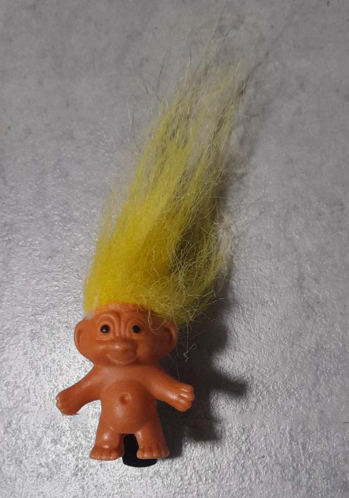 Haarclip / haarspeld met kleine trol, Ophalen of Verzenden, Overige typen