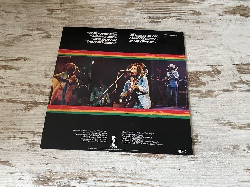 Bob marley and the wailers live vinyl [1167], Verzenden, Zo goed als nieuw