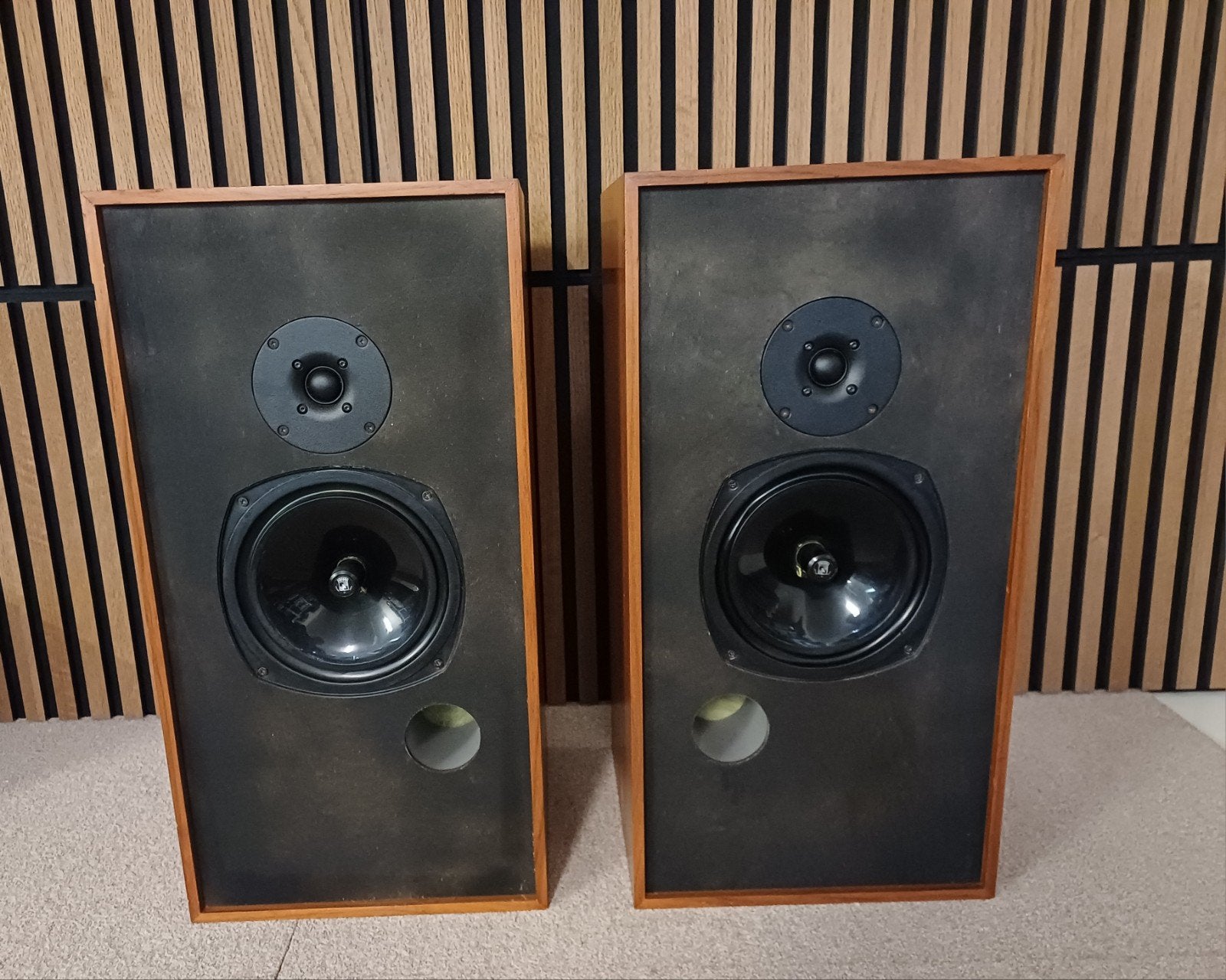 Harbeth Acoustics H.L. Monitor Luidsprekers (Art Speak Mod), Ophalen of Verzenden, Gebruikt, Stereo speakers, Overige merken
