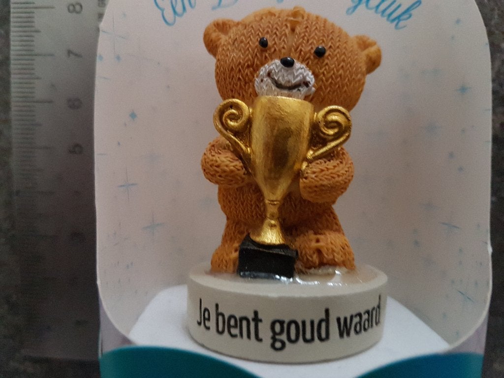 Beertje van geluk, Verzamelen, Beren en Cherished Teddies, Ophalen of Verzenden, Nieuw, Beeldje, Overige merken