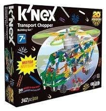 knex HELIKOPTER TRANSPORT CHOPPER+GRATIS VALUE TUB 35 MODELS, Ophalen, Gebruikt, K'nex