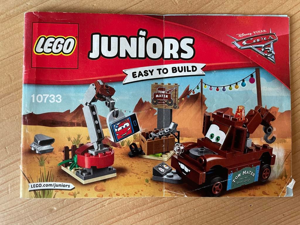 Lego Juniors 10733 Takelwagen Mater, Overige thema's, Lego, Ophalen of Verzenden, Zo goed als nieuw
