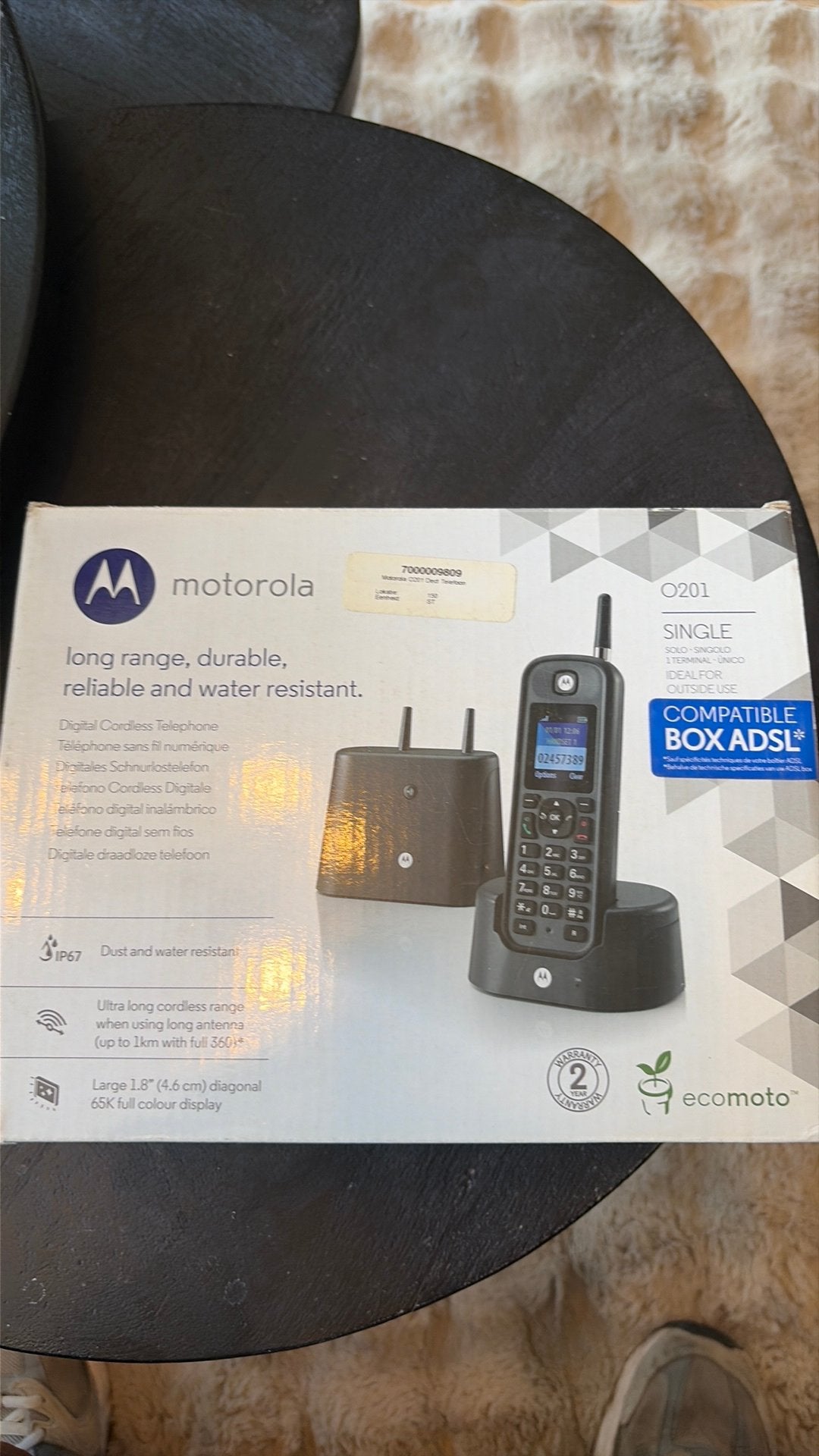 Nieuwe Motorola O201 DECT Telefoon – IP67 – Bereik tot 1 KM, Ophalen of Verzenden, Nieuw, 1 handset