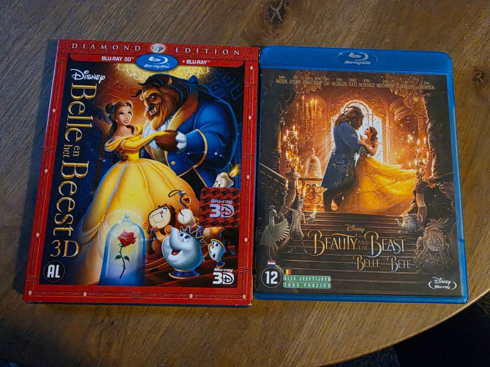 Disney Belle en het Beest Blu-ray Collectie (2 films), Inclusief extra's, Alle leeftijden, Ophalen of Verzenden, Zo goed als nieuw