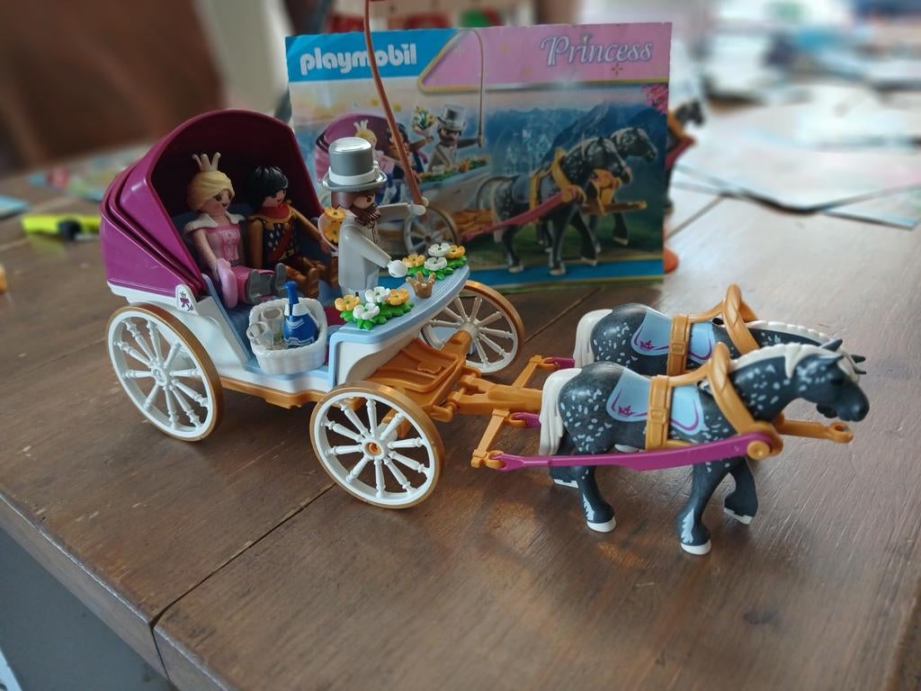 Playmobil prinsessenkoets 70449 compleet, Ophalen of Verzenden
