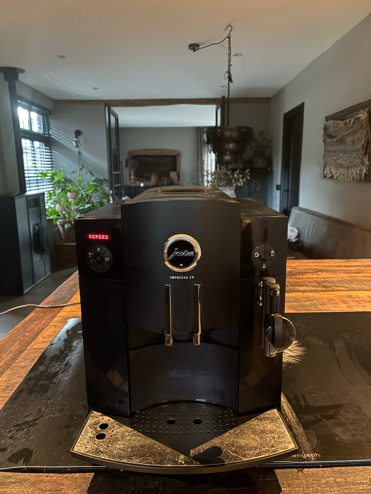 Jura Impressa C9 One Touch Cappuccino, Witgoed en Apparatuur, Ophalen, Afneembaar waterreservoir, Gebruikt, 10 kopjes of meer