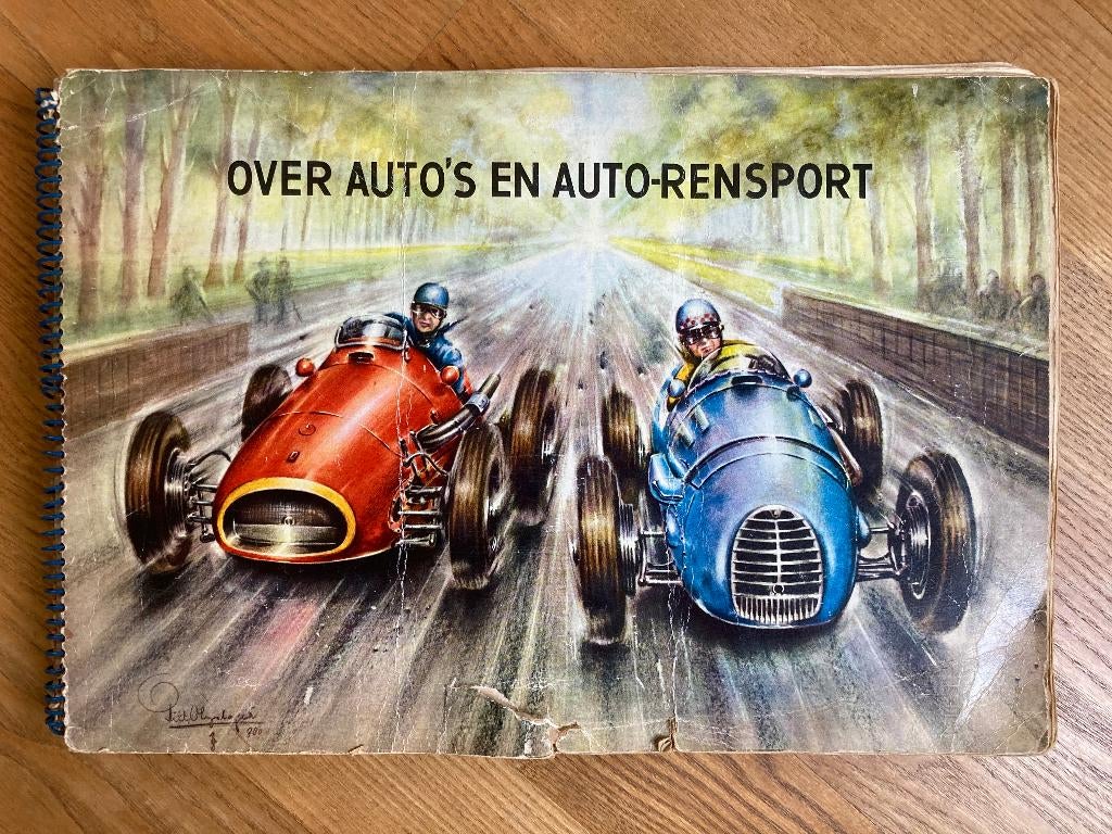 Verzamelalbum Over auto's en auto-rensport - Piet Olyslager, Boeken, Ophalen of Verzenden, Gelezen, Piet Olyslager, Plaatjesalbum