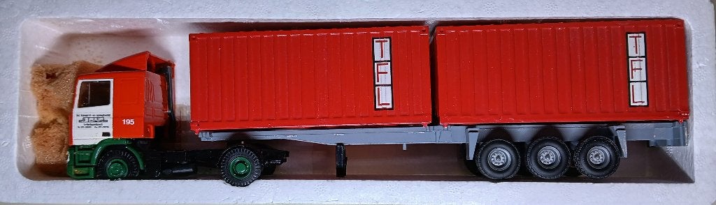 Tekno  1 : 50 v.d Donk Trekkker, Ophalen of Verzenden, Zo goed als nieuw, Bus of Vrachtwagen, Tekno