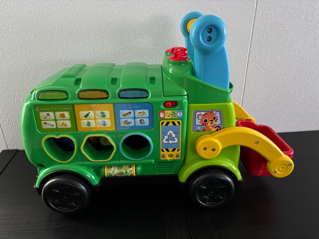 Vtech Sorteer&leer recycletruck, Ophalen, Zo goed als nieuw, 6 maanden tot 2 jaar