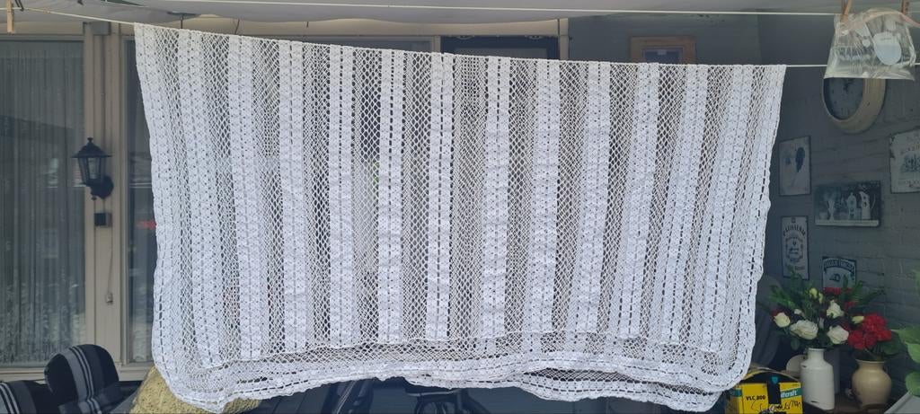 Vintage gehaakt wit sprei, Ophalen of Verzenden