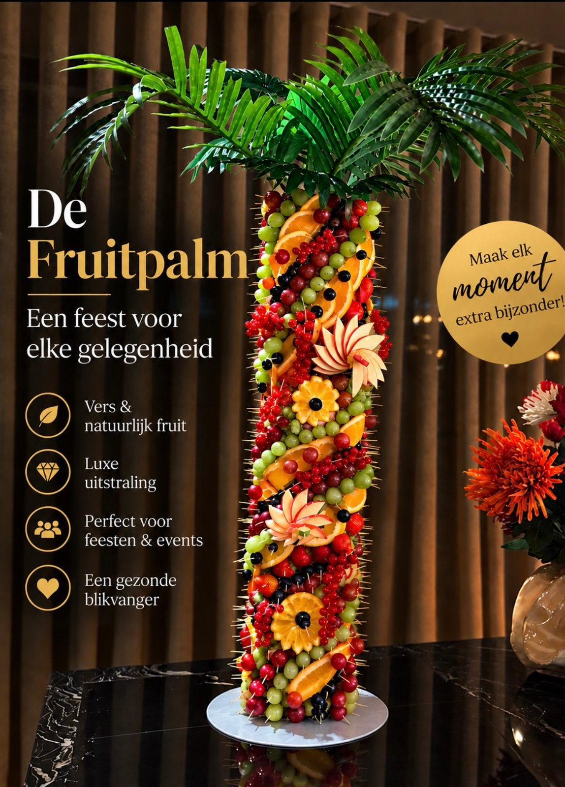 LUXE FRUIT TOWER – 85 CM, Ophalen, Nieuw