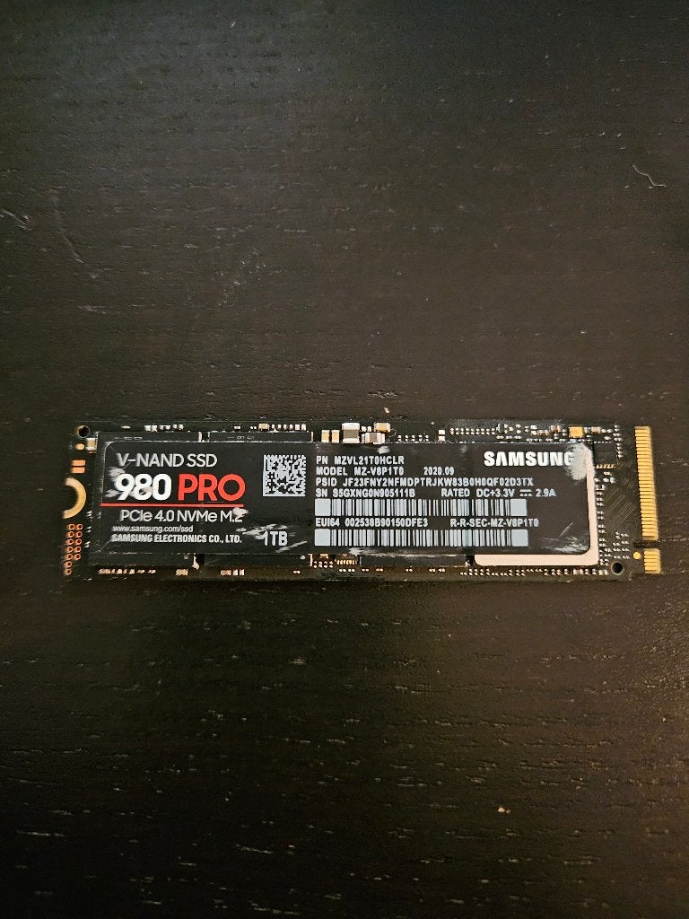 Samsung 980 pro 1TB, Computers en Software, Intern, Gebruikt, SSD, Ophalen of Verzenden