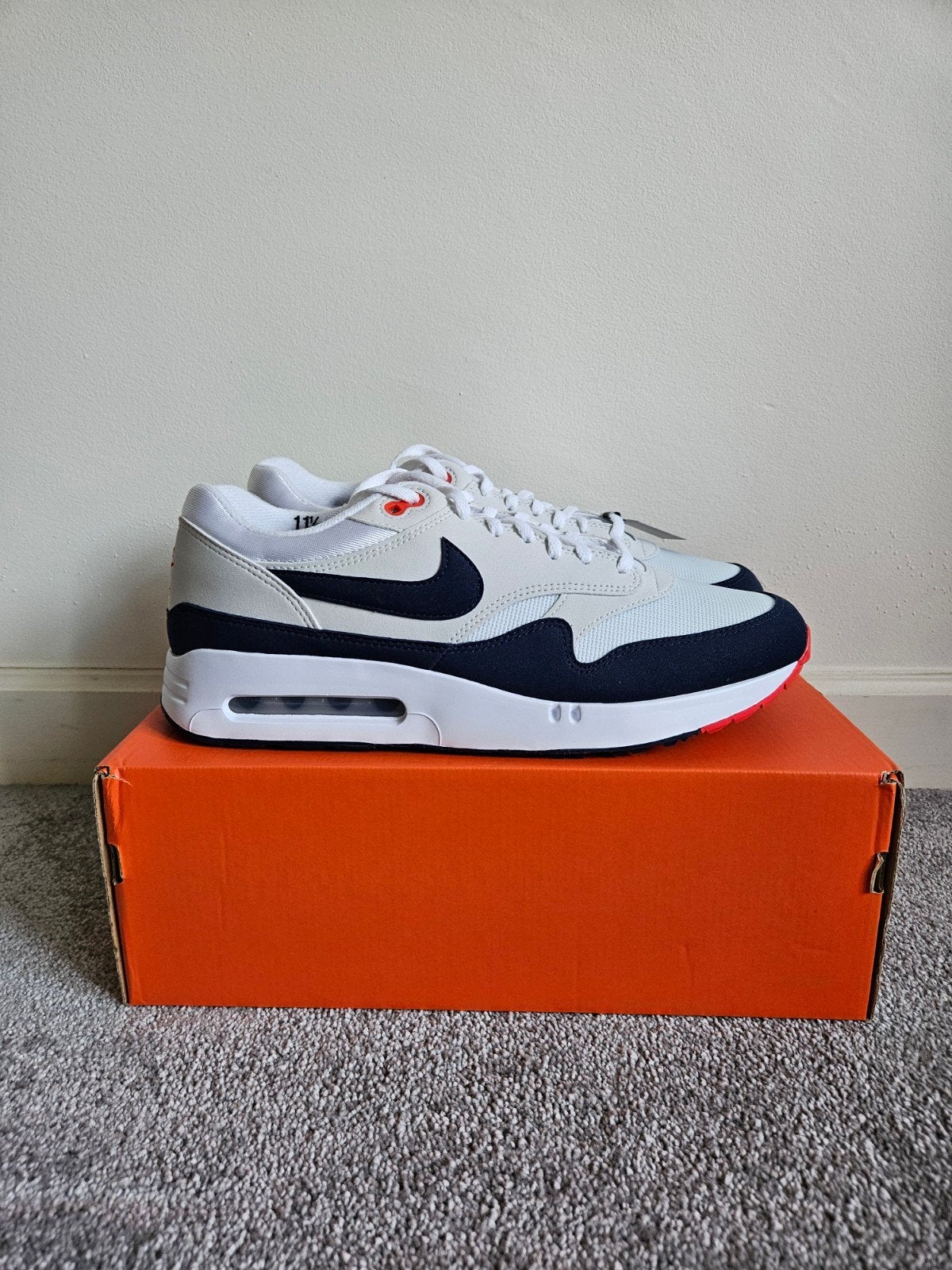 Nike air Max 1  "Obsidian Golf" /45,5 DS, Ophalen of Verzenden, Nieuw, Blauw, Nike air max