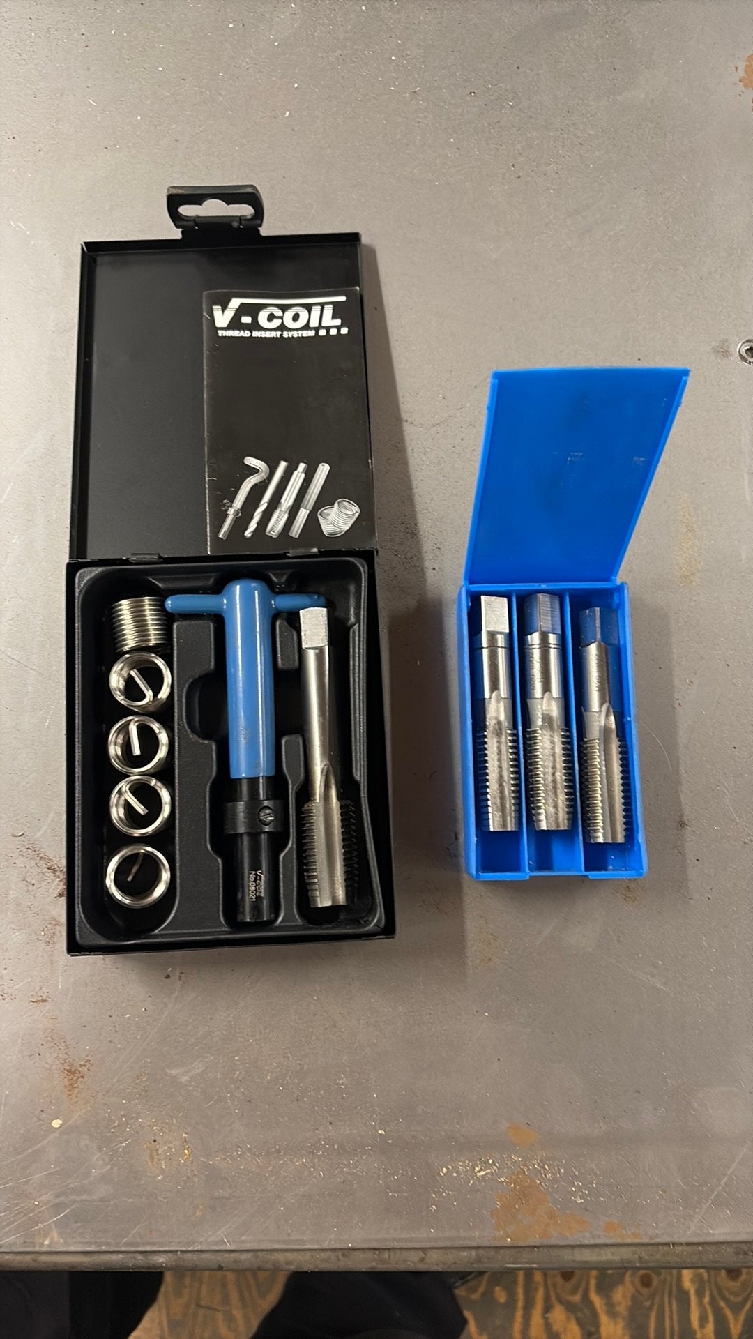 Tap en helicoil set m20, Ophalen of Verzenden, Zo goed als nieuw