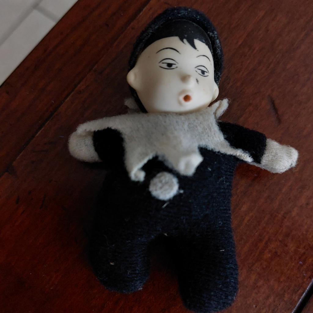 Oud lucifer poppetje - Vintage verzamelobject, Verzamelen, Poppetjes en Figuurtjes, Gebruikt, Ophalen of Verzenden