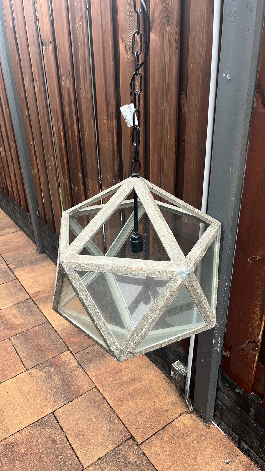 Zgan hanglamp van PTMD Collection, Ophalen, Zo goed als nieuw, Rond