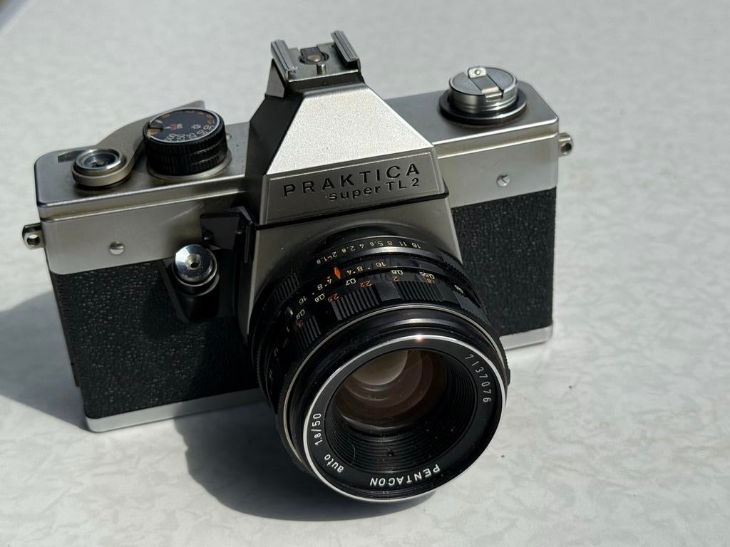 Pentacon Praktica Super TL 2 Spiegelreflexcamera - Werkende, Audio, Tv en Foto, Fotocamera's Analoog, Ophalen of Verzenden, Gebruikt