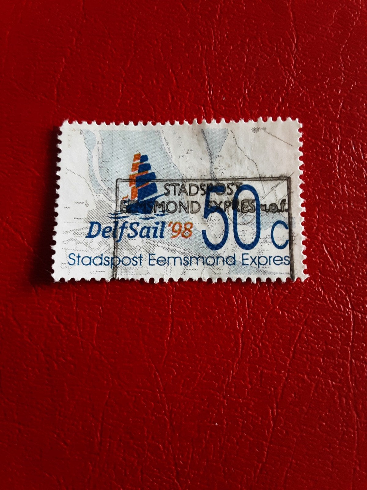Eemsmond Expres.  Delfsail '98   50ct  ( gest), Ophalen of Verzenden