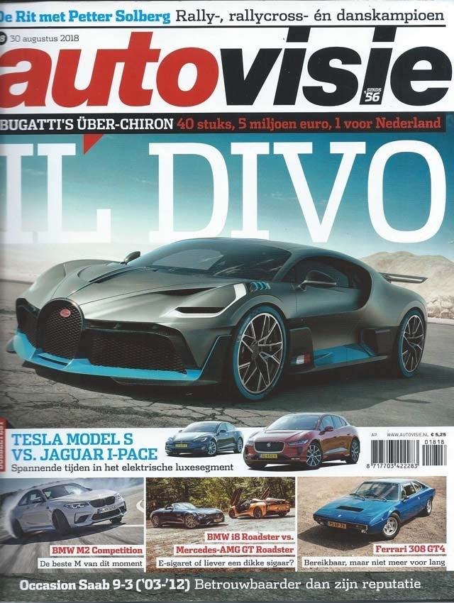 Autovisie 18 2018 : Ferrari 308 GT4 - Alpine A110 - BMW M2, Ophalen of Verzenden, Gelezen, Algemeen
