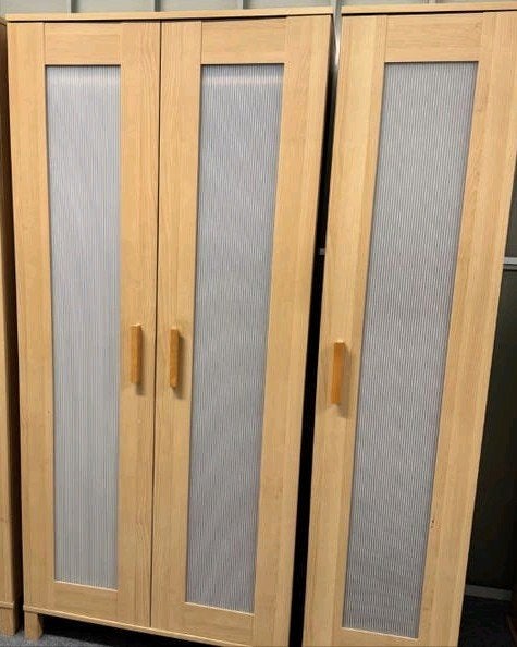Ikea aneboda kledingkasten 1 legkasten en 1x hangkast, Huis en Inrichting, Kasten | Kledingkasten, Met deur(en), Gebruikt, Glas