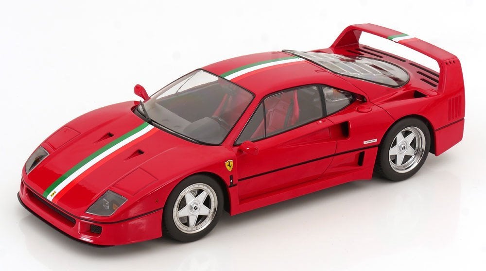 Ferrari F40 1988 “Italia Design” Rood 1-18 KK-Scale (Metaal), Overige merken, KK scale, Auto, Nieuw